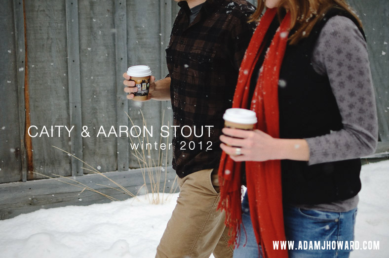 Portrait of Couple Aaron and Caity Stout in Jackson Hole
