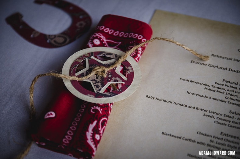 Custom Wedding Napkin Holder
