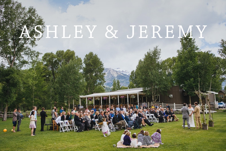 Jackson Hole Wyoming Calico Wedding
