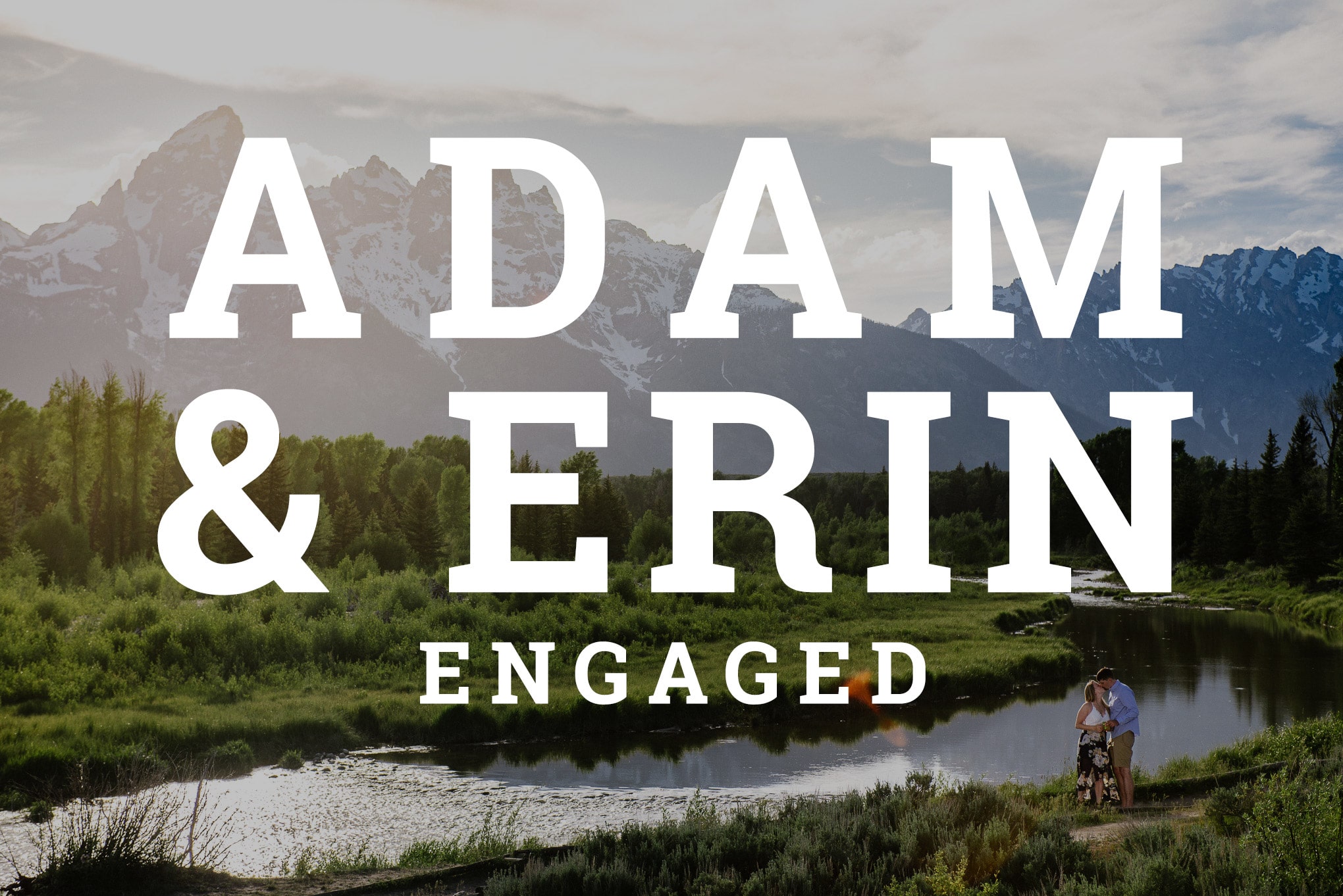 Couples engagement portraits in Jackson Hole Wyoming